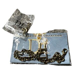 New Diamonds International Caribbean Charm Collection Bracelet with Dolphin Char
